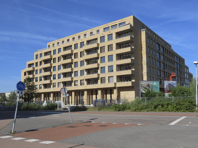 902452 Gezicht op het nieuwbouw appartementencomplex De Cascade, vanaf de Pablo Picassostraat in de wijk Leidsche Rijn ...